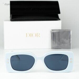 Dior Men Sunglasses Blue White Blue Rectangle DIORPACIFIC S1U 80B0 BRAND NEW